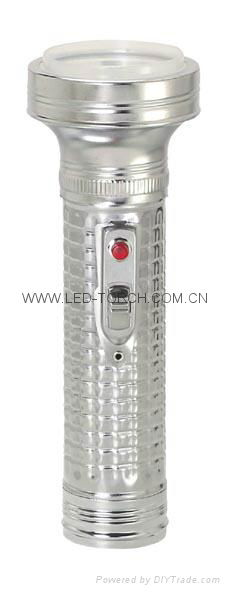 LED Metal/Steel Flashlight/Torch FT2DE2  4