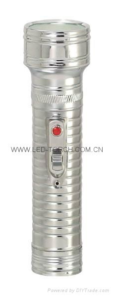 LED Metal/Steel Flashlight/Torch FT2DE3  3