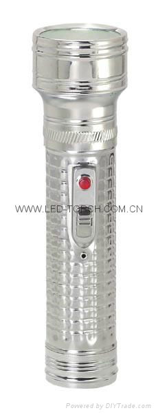 LED Metal/Steel Flashlight/Torch FT2DE3  4