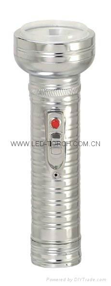 LED Metal/Steel Flashlight/Torch FT2DE8 2
