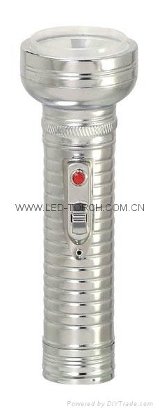 LED Metal/Steel Flashlight/Torch FT2DE8 3