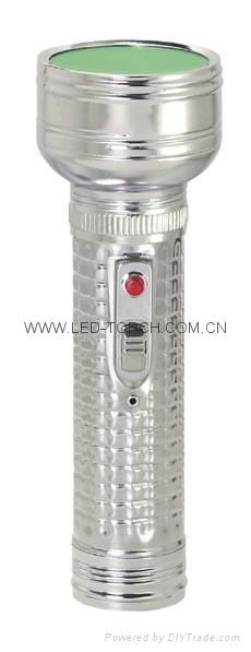 LED Metal/Steel Flashlight/Torch FT2DE10 4