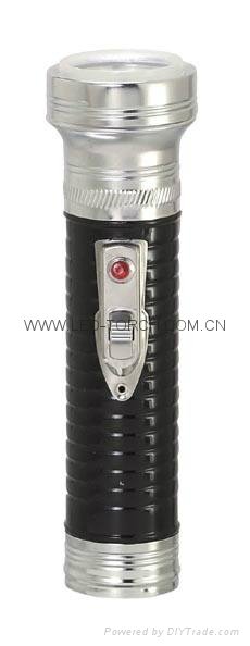 LED金屬/鐵質黑色手電筒 FT2DE1B 3