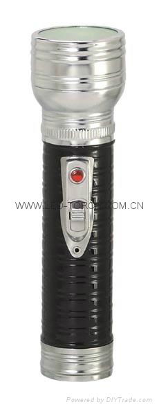 LED Metal/Steel Black Flashlight/Torch FT2DE9B 2