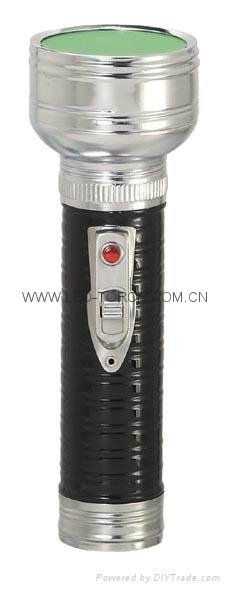 LED Metal/Steel Black Flashlight/Torch FT2DE10B 2