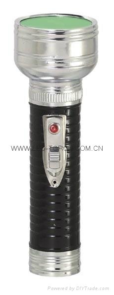 LED Metal/Steel Black Flashlight/Torch FT2DE10B 3