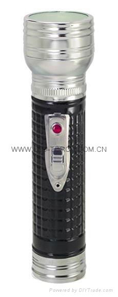 LED Metal/Steel Black Flashlight/Torch FT2DE9B 4