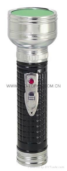 LED Metal/Steel Black Flashlight/Torch FT2DE10B 4