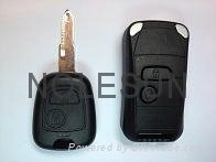 Peugeot remote key shell for 206