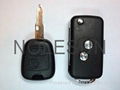 Peugeot remote key shell for 206 2