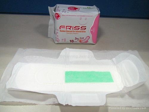  Specialty in OEM processing with Active Oxygen Anion Sanitary Napkin