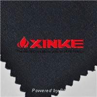 220gsm 100% cotton protective fire resistant fabric oil and gas welding