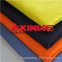 220gsm 100% cotton protective fire fighting fabric oil and gas welding