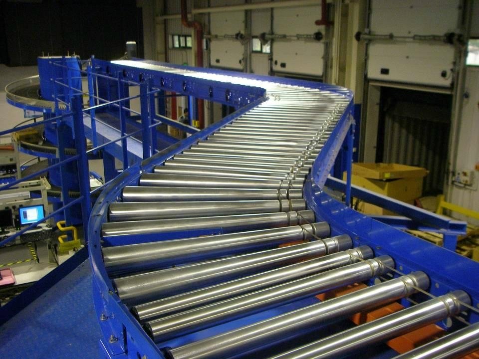 Spiral roller conveyor line 2