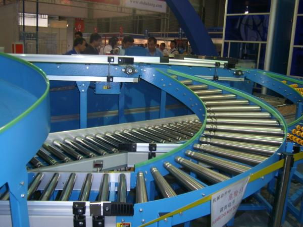 Spiral roller conveyor line 3