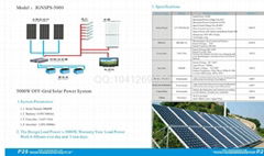 5000W solar power system