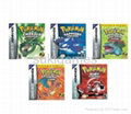 Pokemon games GBA Game for NDSL GBA Console from Factory 100% save file 1