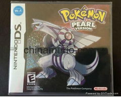 NDS DS GAME Pokemon Pearl Version For DS DSI DSXL DSLL 3DS Game Console