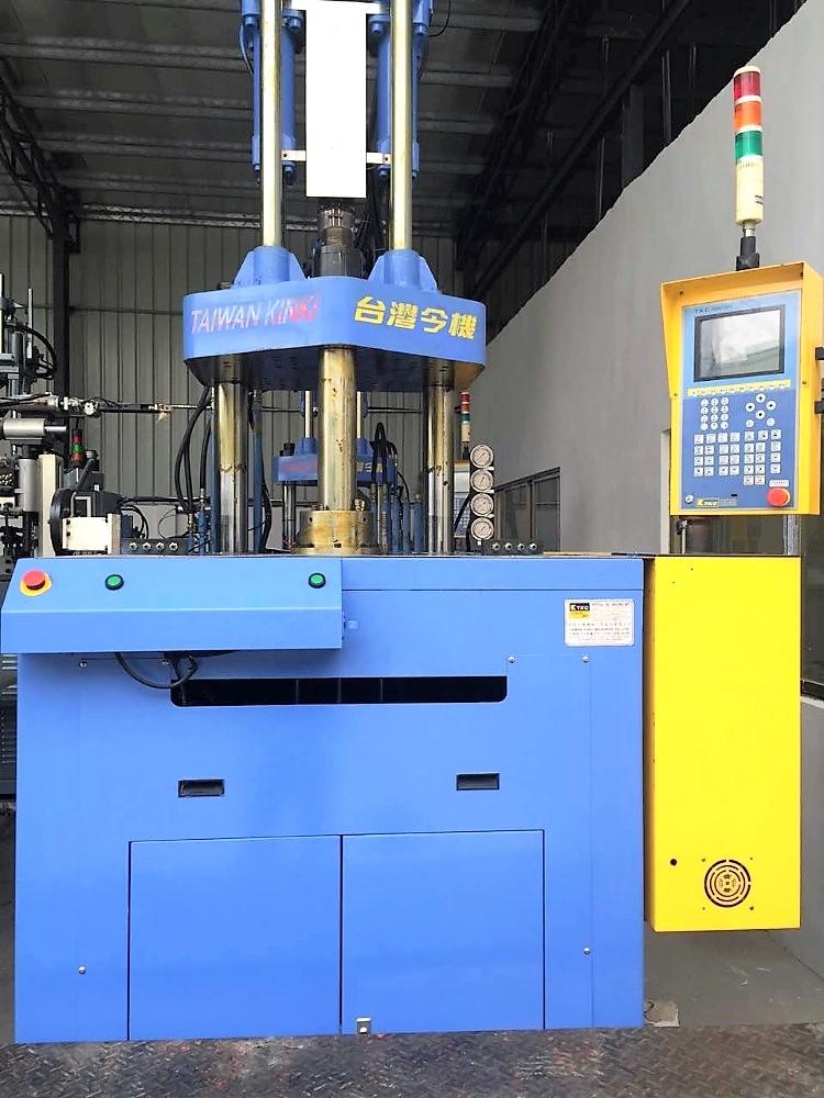 Kinki 120t used Vertical Injection Molding Machine (servo and rotary table)