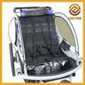 2-in-1 collapsible 2-Seater Baby Stroller Jogger / Bicycle Trailer w Pivot Wheel