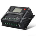 PWM 12V/24V 20A solar charge controller with LCD display 3