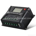 PWM 12V/24V 20A solar charge controller with LCD display