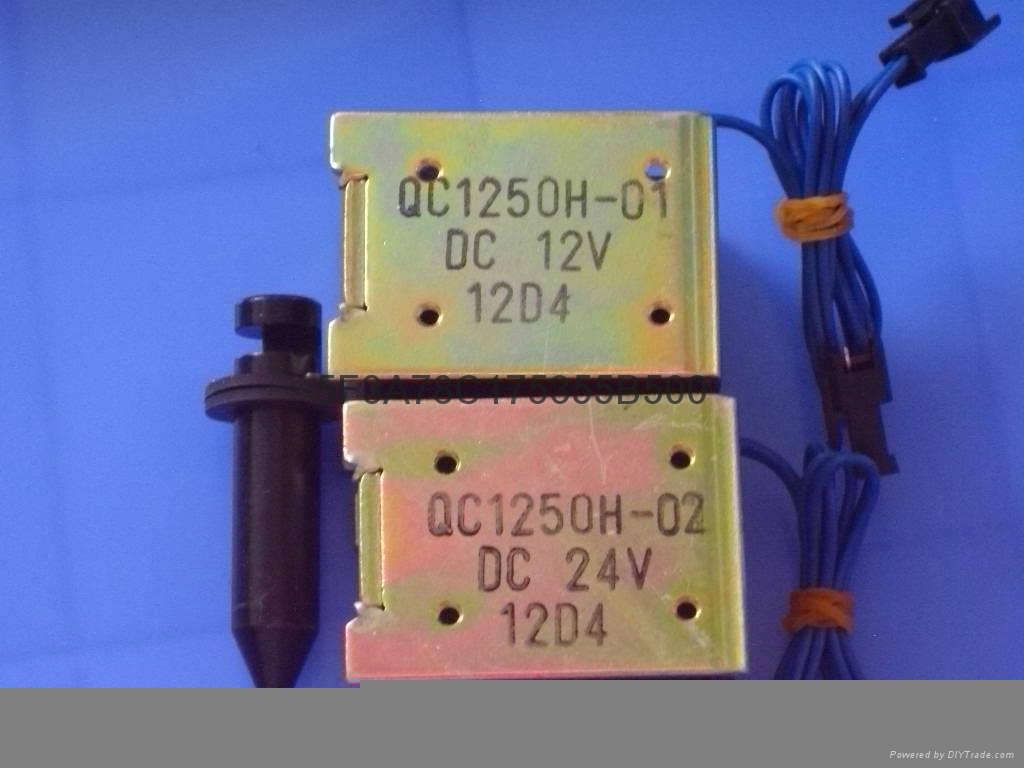 电脑裁线机用电磁铁QC1250 DC12V   DC24V DC36V 2