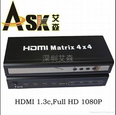 HDMI矩陣4分4
