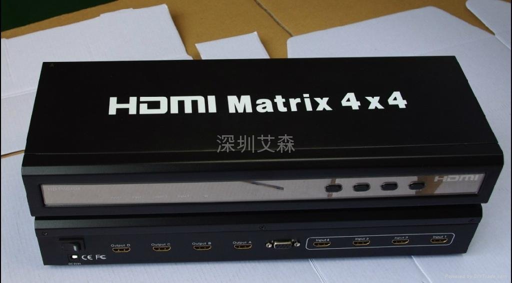 HDMI矩阵4分4 3