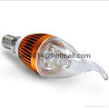 5W Dimmable LED Candle Light Bulbs High Efficiency Chandelier LED Lighting 1