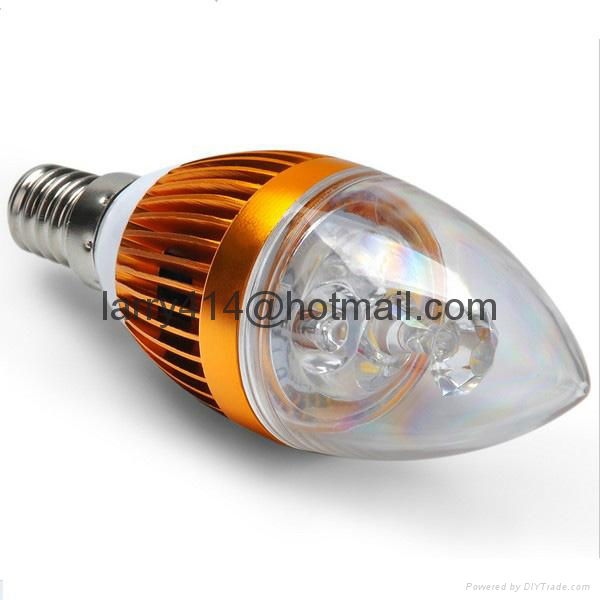 5W Dimmable LED Candle Light Bulbs High Efficiency Chandelier LED Lighting 2