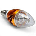 5W Dimmable LED Candle Light Bulbs High Efficiency Chandelier LED Lighting 2