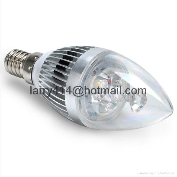 5W Dimmable LED Candle Light Bulbs High Efficiency Chandelier LED Lighting 4