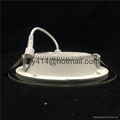 12W Round Glass LED Panel Lights 220V Cabinets Lighting 4