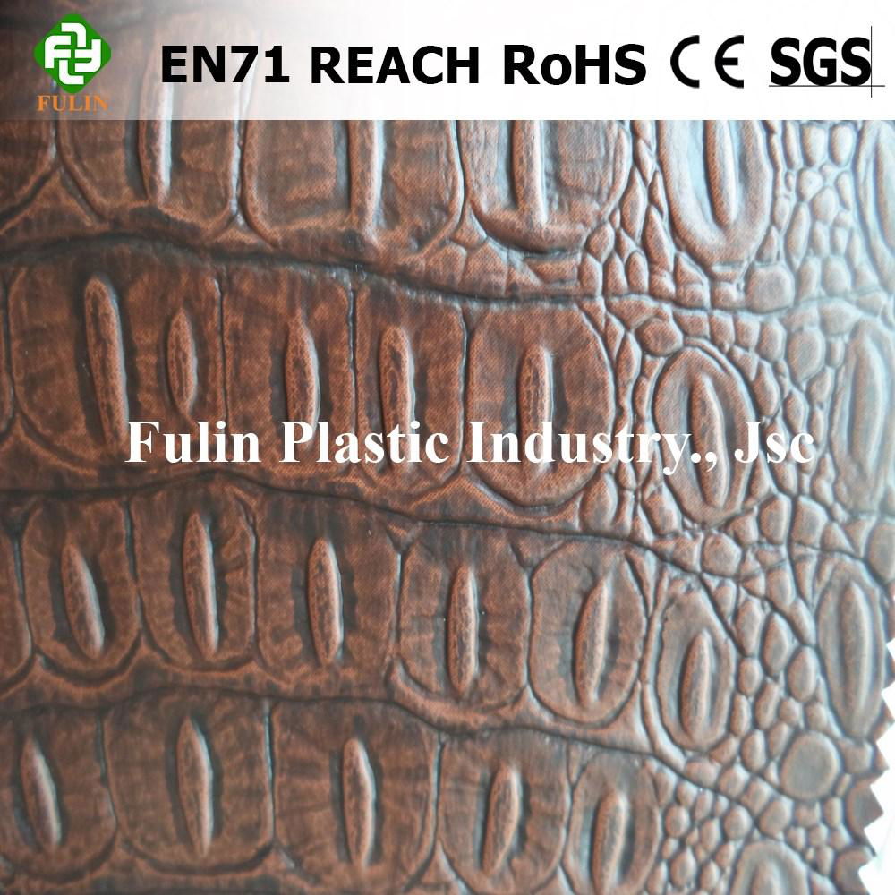 PVC synthetic leather vacuum emboss 5