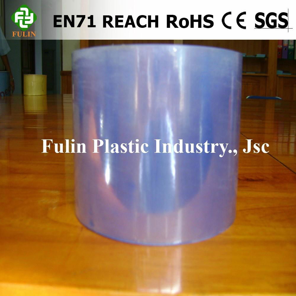 PVC plastic super clear film for bags factory price 4