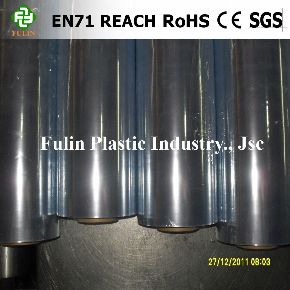 PVC plastic super clear film for bags factory price 3