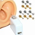 Disposable Sterile Ear Piercing Unit Cartilage Tragus Helix Piercing Gun 2