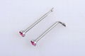 Disposable No Pain Safe Sterile Foldsafe Nose Piercing Gun Kit Piercing Tool 5