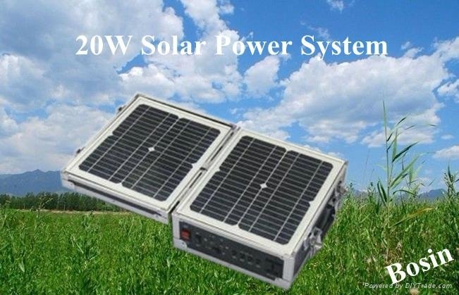 100W太陽能小型發電系統 3