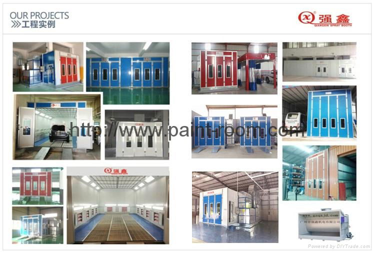 QX1000 Infrared Furnace Car Paint Booth 4