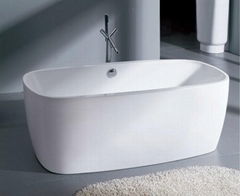Italy modern acrylic freestanding bathtub