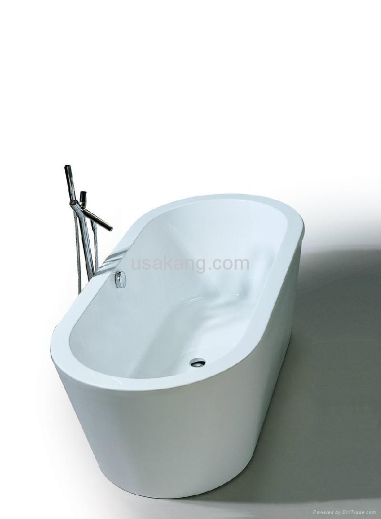 Italian Design Freestanding Acrylic Bathtub UK014 USAKANG (China Manufacturer) Bathtub