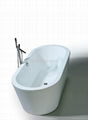 Italian Design Freestanding Acrylic Bathtub 1