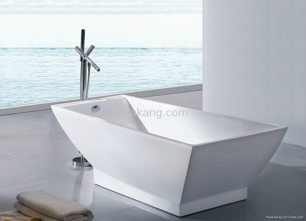 Seamless Freestanding Acrylic Bathtub 