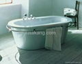 oval acrylic freestanding bathtub