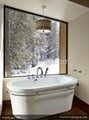 oval acrylic freestanding bathtub  2