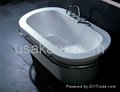 oval acrylic freestanding bathtub  3