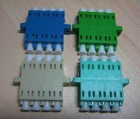 Fiber Quad LC/upc adaptor duplex, fiber pigtail 0.9mm MPO patch panel factory   