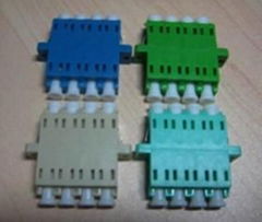 Fiber Quad LC/upc adaptor duplex, fiber